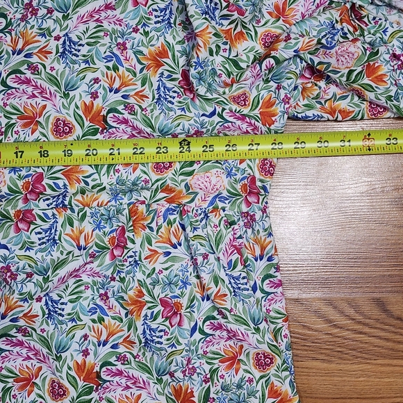 Jones New York Linen Blend Floral Blouse 3x - Picture 11 of 11